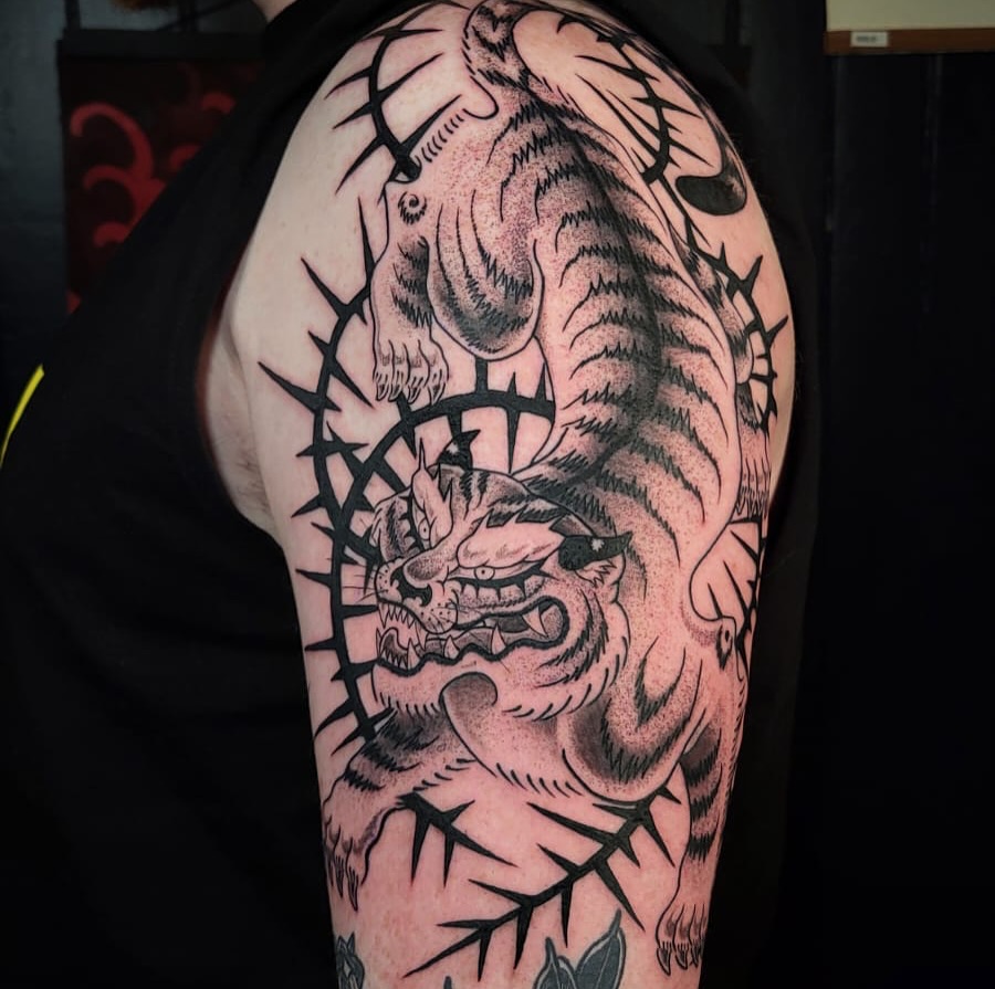 Dark Tiger Tattoo